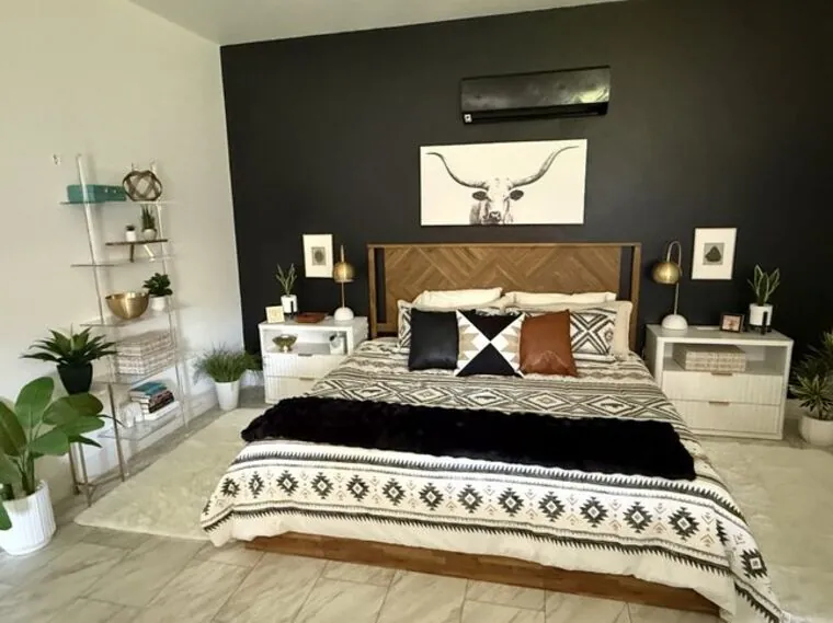 Cleaned bedroom by Blanc Co in the OKC metro