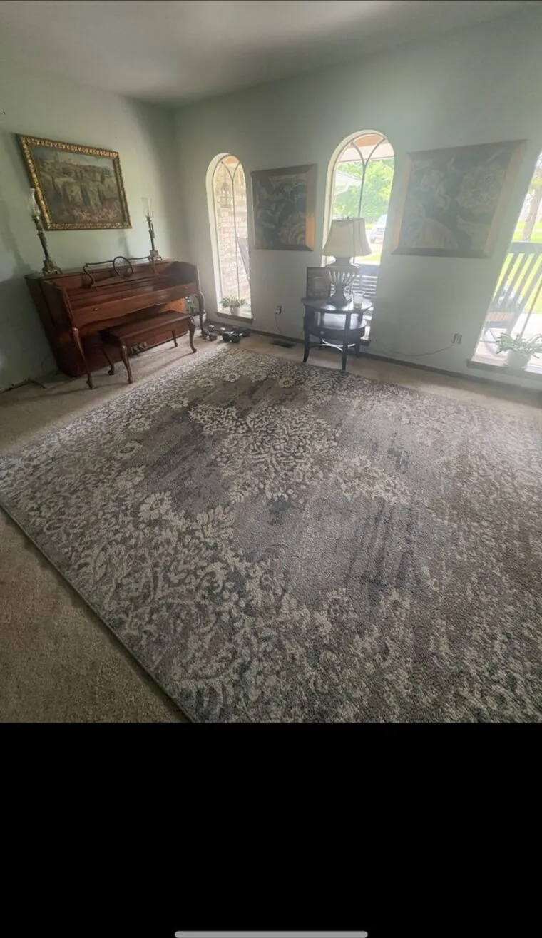 Bright cleaned sunroom by Blanc Co in the OKC metro